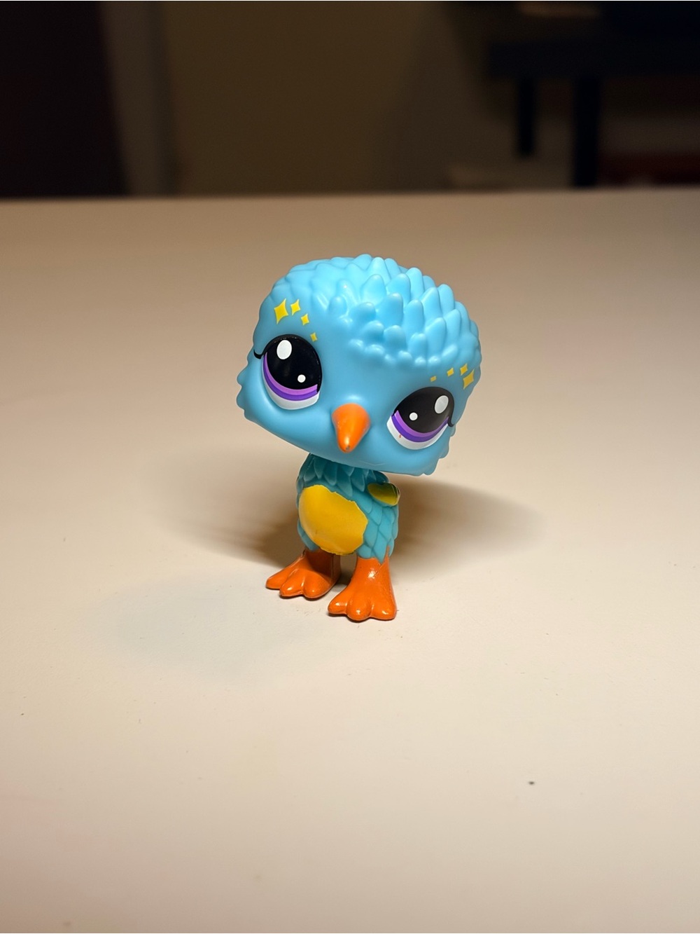 LPS Blue & Orange Small Pet Figure - Collectible Bird Toy